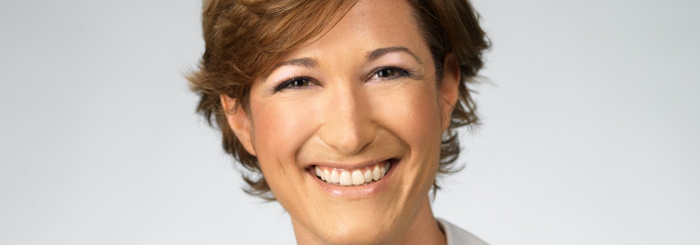 Die Geschäftsführerin des Fachverbands der Lebensmittelindustrie Katharina Koßdorff im Porträt.