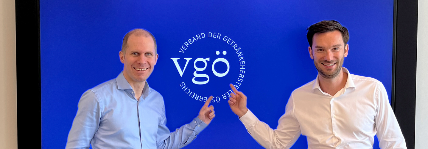 Herbert Bauer als Obmann und Walter Scherb als Obmann-Stellvertreter des Verbands der Getränkehersteller Österreichs (VGÖ) im Interview