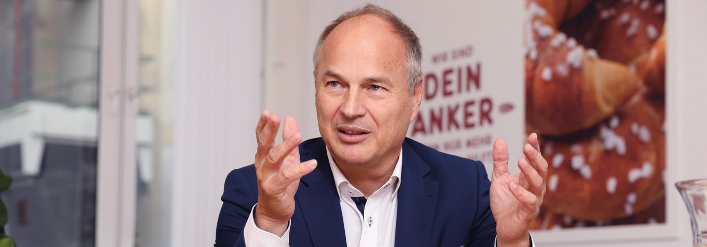 Walter Karger, Geschäftsführer der Ankerbrot Gruppe, im Interview.