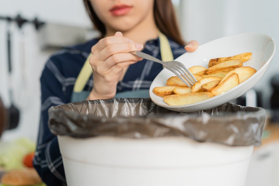 Viele Essensreste - hier ein Kartoffelgericht - landen im Restmüll.